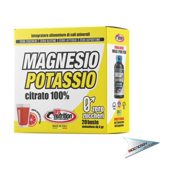 Pronutrition-MAGNESIO E POTASSIO  20 Bustine Arancia Rossa  